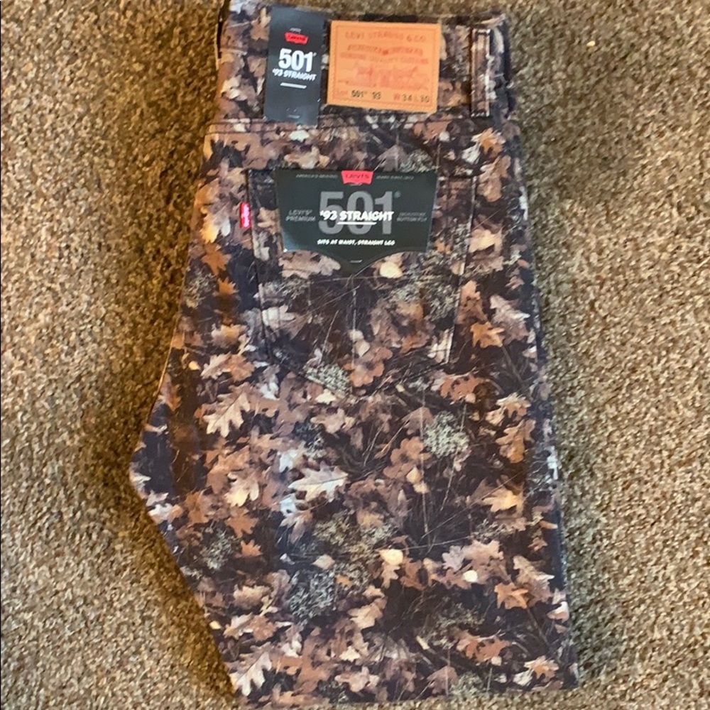 Brand New Levi’s 501 Camouflage Jeans!